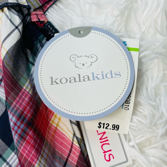 koala kids 3-6 months BLUE AND RED Dress - Picture 4 of 7